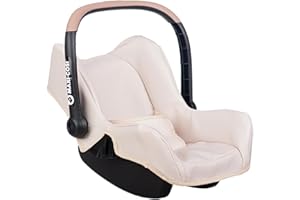 Smoby - Maxi-COSI - Siège Beige - Jouet d'Imitation - pour Poupons Jusqu'à 42 cms - Léger - Poignée Orientable - A Partir de 3 Ans - Fabrication Espagnole