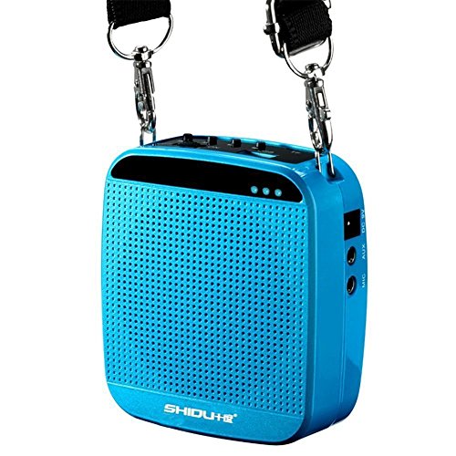 Zoweetek   voz amplificador 18W alta potencia salida megafon  a con micr  fonos para profesores gu  as 1200 mAh bater  a de litio 