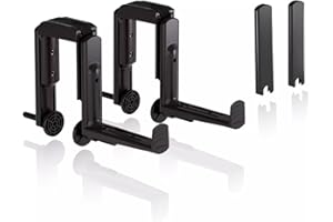 LECHUZA-Zubehör Balkonkastenhalter Wall schwarz, 4,5 x 31 x 20 cm, Für Balkonkasten BALCONERA, 19023