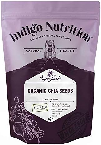 Indigo Herbs Organic Chia Seeds 1kg