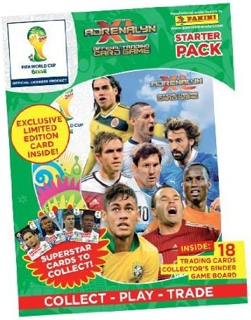 OFFICIAL Panini Adrenalyn XL World Cup 2014 Brazil (Brasil) Starter Binder Pack (UK Version) - BALOTELLI Limited Edition Card by World Cup 2014 Brazil (Brasil)
