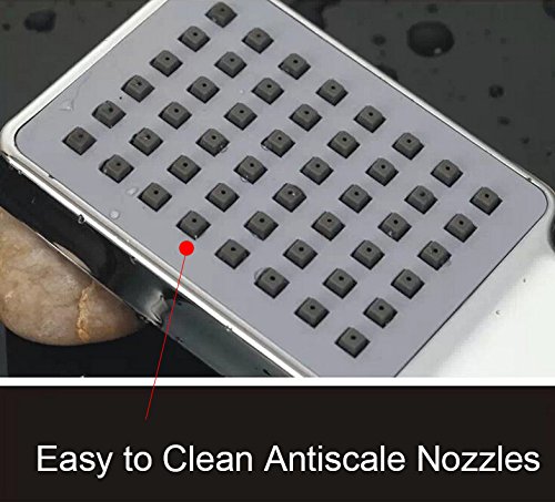 Vox Duschkopf Wasserfall Handbrause Handdusche Duschbrause Moderne ABS Verchromt mit Anti-kalk Düsen - 5