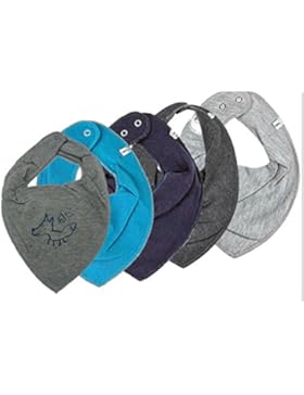 Pippi 4er Set ~ zur Auswahl ~ Baby Dreieckstuch Halstuch 4 Stück Organic Cotton + 1 GRATIS Tuch ~ 5er Pack