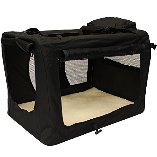 LIVIVO--Lightweight-Premium-Dog-Cat-Puppy-Fabric-Portable-Carrier-Folding-Crate-Cage-Pet-Travel-Foldable-Bag