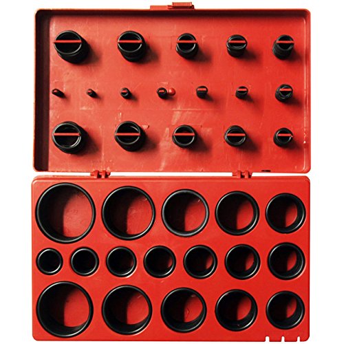 ALKAN – O-Ring dichtring Dichtung Sortiment ø 3 – 50 mm Spezial Öl,- Benzin,- und Säurebeständig 419 tlg. (im Aufbewahrungsbox / Sortimentsbox) - 3