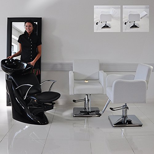 3 Piece White Hair Salon Furniture Set