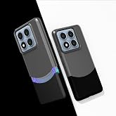 Zore Xiaomi ile uyumlu 14T Pro Kılıf Mıknatıslı Zore Duble Kapak Siyah