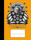  Cherokee Indian Magic Symbols: Native American Composition - 7.44 x 9.69 - Graph Ruled - 120 pages