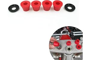 OTOM OUDIMO Motorcycle Handlebar Clamp Mount Bushings Cone For KXF CRF YZF RM Dirt Pit Bike Motorbikes Handle Bar Riser Bushing Kit (Red)