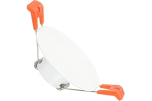 PATIKIL 70mm / 2.88" Diameter Metal Ceiling Hole Cover Plate, Downlight Hole Trim Wall Mount Decorative Cap Access Panel for 1.4-2.2inch Round Ceiling and Wall Openings, Matte White