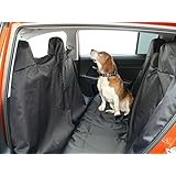 Hundedecke Autoschutzdecke Auto Schutzdecke Hunde 140x200cm SCHWARZ Hundematte fürs Auto WASSERFEST