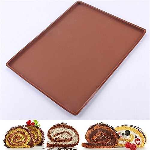 Big Größe 37 * 28 cm Antihaft-Silikon-Backmatte für Macaron Brot Kuchen Gebäck… - 2