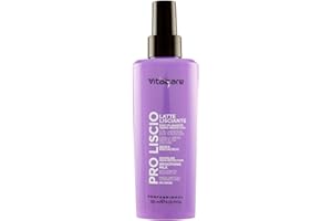 Vitalcare | PRO Liscio - Latte Lisciante, Protezione dal Calore di Phon e Piastra, Azione Anticrespo, con Cheratina e Olio di Avocado