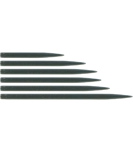 Bull's GP3 Dart Spitze 42mm Silver - Profi Dart Points Mit Grip
