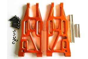 EPTNNASO CrazyRacer for 1/10 Bullet MT/St 3.0 Flux 101213 Upgrade Parts Aluminum Front Suspension Arm - 1PR Set Orange