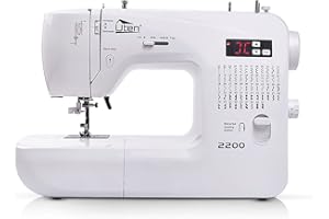 Uten Macchina da Cucire Elettrica Professionale con 60 Punti per Principianti ed Esperti Bianco