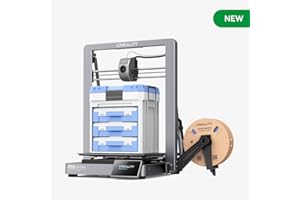 COMGROW Creality ufficiale Ender 3V3 PLUS Stampante 3D, nuova versione 2024 aggiornata con velocità di stampa di 600 mm/s Livellamento automatico Estrusore diretto Stampa a 300 ℃ Motori a Y doppi