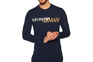 Emporio Armani T-Shirt Uomo 111907 0A516 T-Shirt Manica Lunga Collo Rotondo