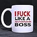 Produktbild CdC- Mugs Fashion Design I Fuck Like A Muthafuckin Boss (Twin Side) Custom White Ceramic Mug Coffee Cup (11 Ounce)