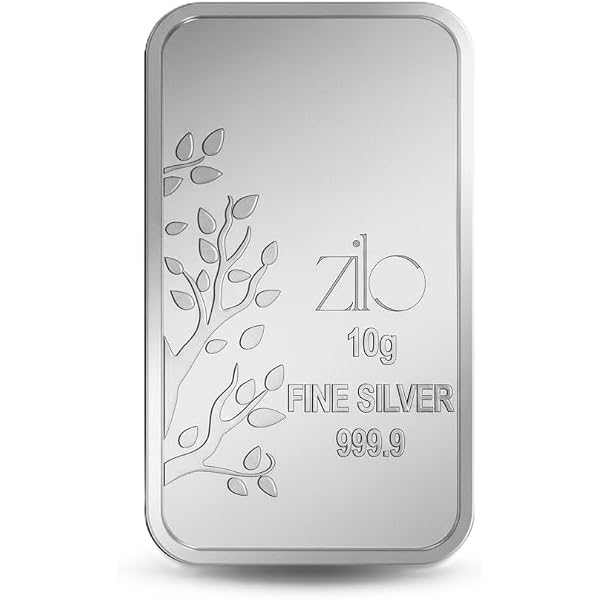 ZILO JEWELS - 10 GRAM 999 Fine Silver bar| Banyan Tree Silver Bar