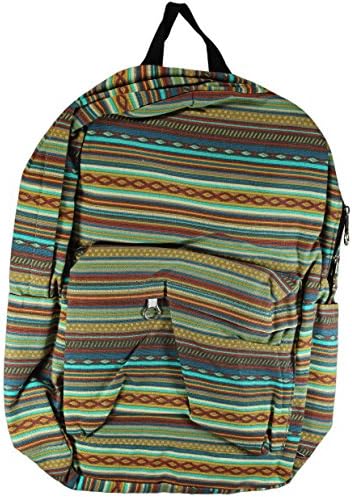 deckchair stripe Rucksack. Suitable for light day-to-day use. Bag, backpack, day bag.