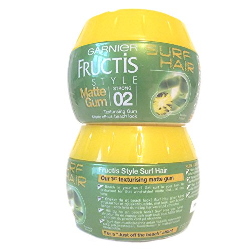 Garnier Fructis Surf Hair Beach Look Texturising Matte Gum 150 ml (Pack of 2)