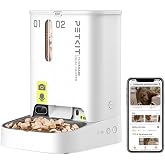 PETKIT Comedouro Automático para Gatos com Câmara, 5L, Dupla Tolva, Dispensador de Comida para Gatos/Cães, 1080P HD, Função A