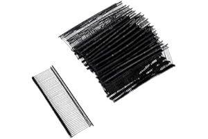 PAG 5000pcs 25mm Standard Attachments Tagging Gun Barbs Fasteners for All Standard Price Taging Gun, 50pcs/Clip,Black