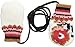 Catimini Baby Girls 0-24m MOUFFLES Floral Mittens Mittens, Off-White, 12-18 Months (Manufacturer Size: T3)