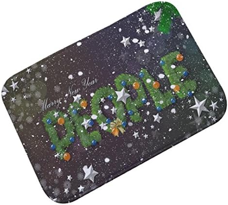 2018 Christmas Non-slip Carpet Waterproof Foot Pad Festive Decoration By DoraMe (40X60CM, F)