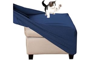 FAIRUO Cuadradas Funda Otomana Redondo Rectángulo Fundas de Reposapiés Sofá Protector de Puff Funda Protectora para Taburete Otomanas Muebles de Reposapiés con Parte Inferior Elástica (Color : @03, Size :