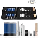 Bleistifte Skizzierstifte Set 33 Stück Bleistift Art Kit...