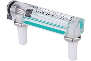 Heayzoki LZQ-1 Luftdurchflussmesser 1~5LPM Sauerstoff-Kohlendioxid-Messdurchflussmesser, Sauerstoff-Luftgas-Durchflussmesser, Durchflussmesser-Gasdurchflussmesser, einfach, praktisch und effizient