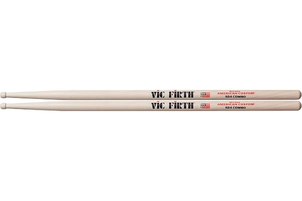 Vic Firth American Custom SD4 Combo Baguettes, Bout en Bois