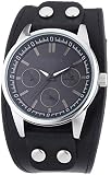 Mike Ellis New York Herren-Armbanduhr XL Analog Quarz Leder SL4-60224