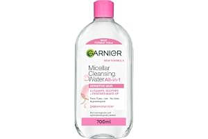 Garnier Micellar Cleansing Water 700ml, Gentle face cleanser & Make up Remover, Suitable For All Skin Types Including Sensiti