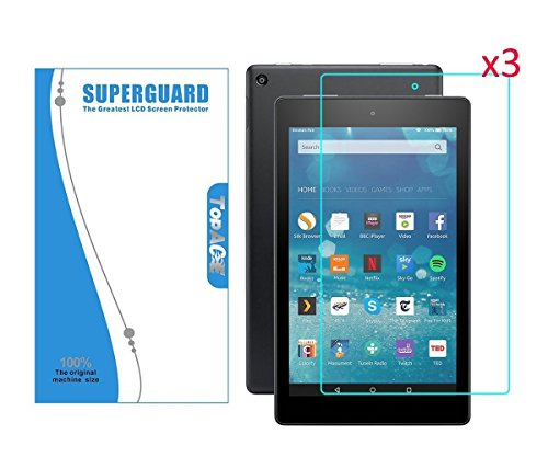 TopACE   3-Pack Ultra-Clear Premium Screen Protector for Fire 7 2017  7   generaci  n  modelo de 2017   3-Pack 