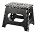 Home-it Super quality Folding Step Stool great for kids and adults 11 Inches. Black, holds up to 300 LBS RS.2184.00