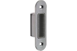 NEXTRADEITALIA 1PEZZO CONTROPIASTRA PER SERRATURA MAGNETICA 'B-FORTY N65 B.T. cromo opaco - inter.90 mm