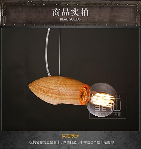 Koalalala American Village Restaurant Bar 3 Header Art Lighting Nordic Creative Cafe Firefly Solid Wood Chandeliers 20*8Cm