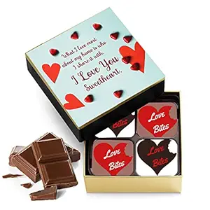 ODDCLICK valentine gift for boyfriend special chocolate valentine gift for girlfriend love special valentine gift for husband valentine gift for wife special love 4 Pieces Chocolate Pack (DISPLAY-11)