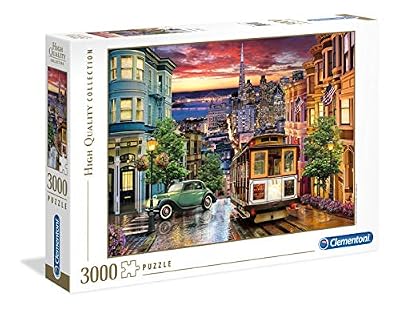 Clementoni-Clementoni-33547-High Quality Collection-San Francisco-3000 pièces, 33547, Multicolore