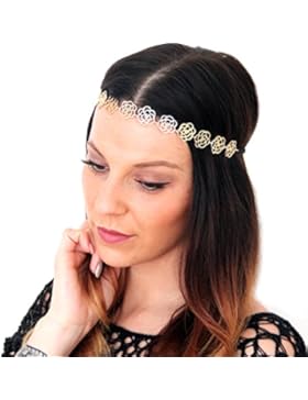 Orientalische Haarkette Kopfkette Haarband Band Kette Kopfschmuck Haarschmuck in verschiedenen Style`s in gold-Optik...
