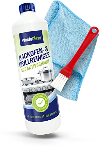 Preisvergleich Produktbild WoldoClean Backofenreiniger Grillreiniger Grillrost-Reiniger löst hartnäckigste Verkrustungen Gel Paste Herdreiniger Ofenreiniger Schnell-Wirk-Kraft gegen Fett Reinigung Kraftreiniger Intensivreiniger Spezialreiniger (1x 500ml, Backofenreiniger)