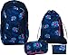 Produktbild Satch Schulrucksack Set 4-tlg Sleek Waikiki Blue 9L2 waikiki blue