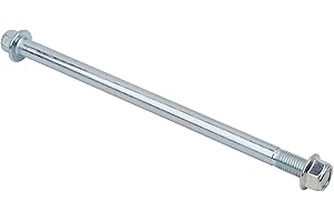 Mokuo 10mm 185mm Front Rear Axle Fit for Motorcycle Pit Dirt Bike Moped Scooter QUAD ATV Mini Bike Parts