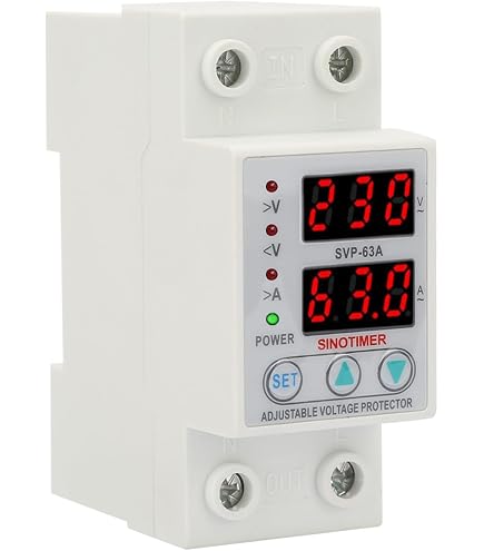 ANKROYU STVP-935A 3-Phasen-Schutzschalter | DIN-Schiene, 1-100A, Selbstrückstellend | Für Phasenverlust & Überlastung