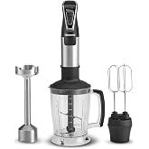 Homend Handmaid 1966h Inox XLarge Chamber, Double Blade Blender Set
