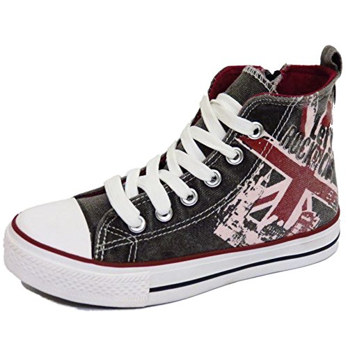 canvas baseball boots