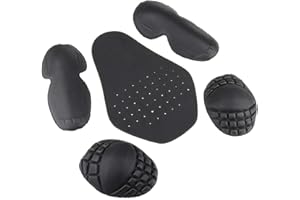 Kesoto Coudière Épaule Dos Ensemble de Protection Protège de Moto 5pcs